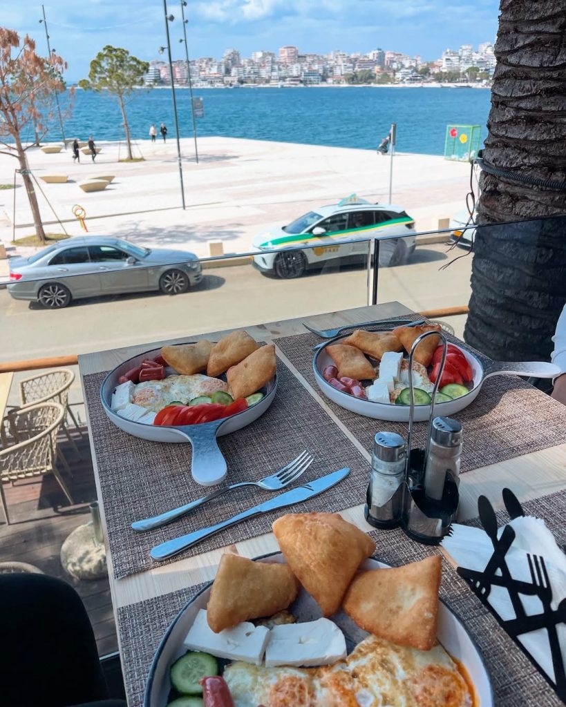 Best Breakfast in Saranda: Sea Views, Petulla, and Pistachio Brioche